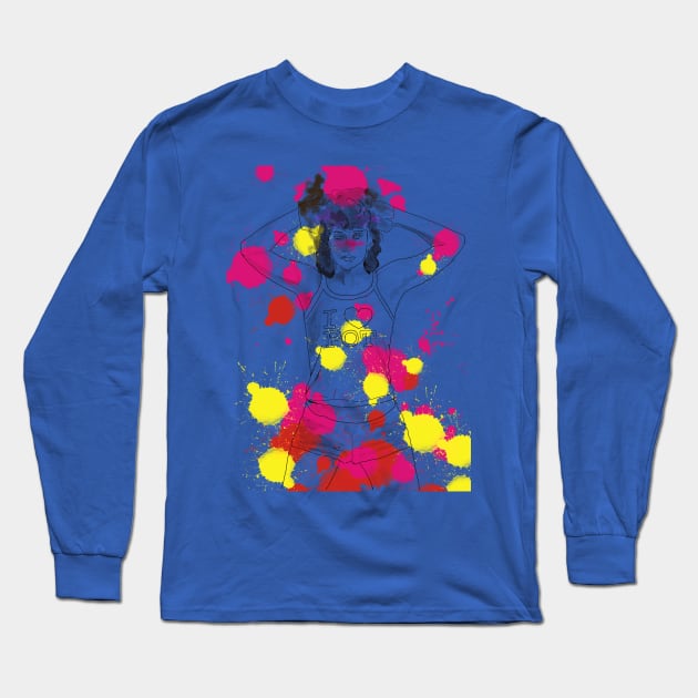 Teaches of peaches Long Sleeve T-Shirt by Lydia Westerman